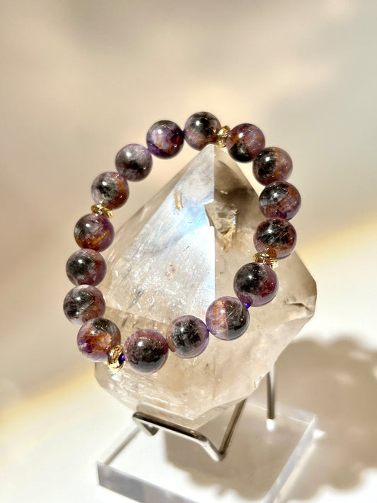 達碧茲 Trapiche crystal 紫鈦晶 極光23 極光水晶 極光天眼 天眼極光 auralite crystal auralite23 南無水晶 極光水晶功效 namucrystal 能量守護者 