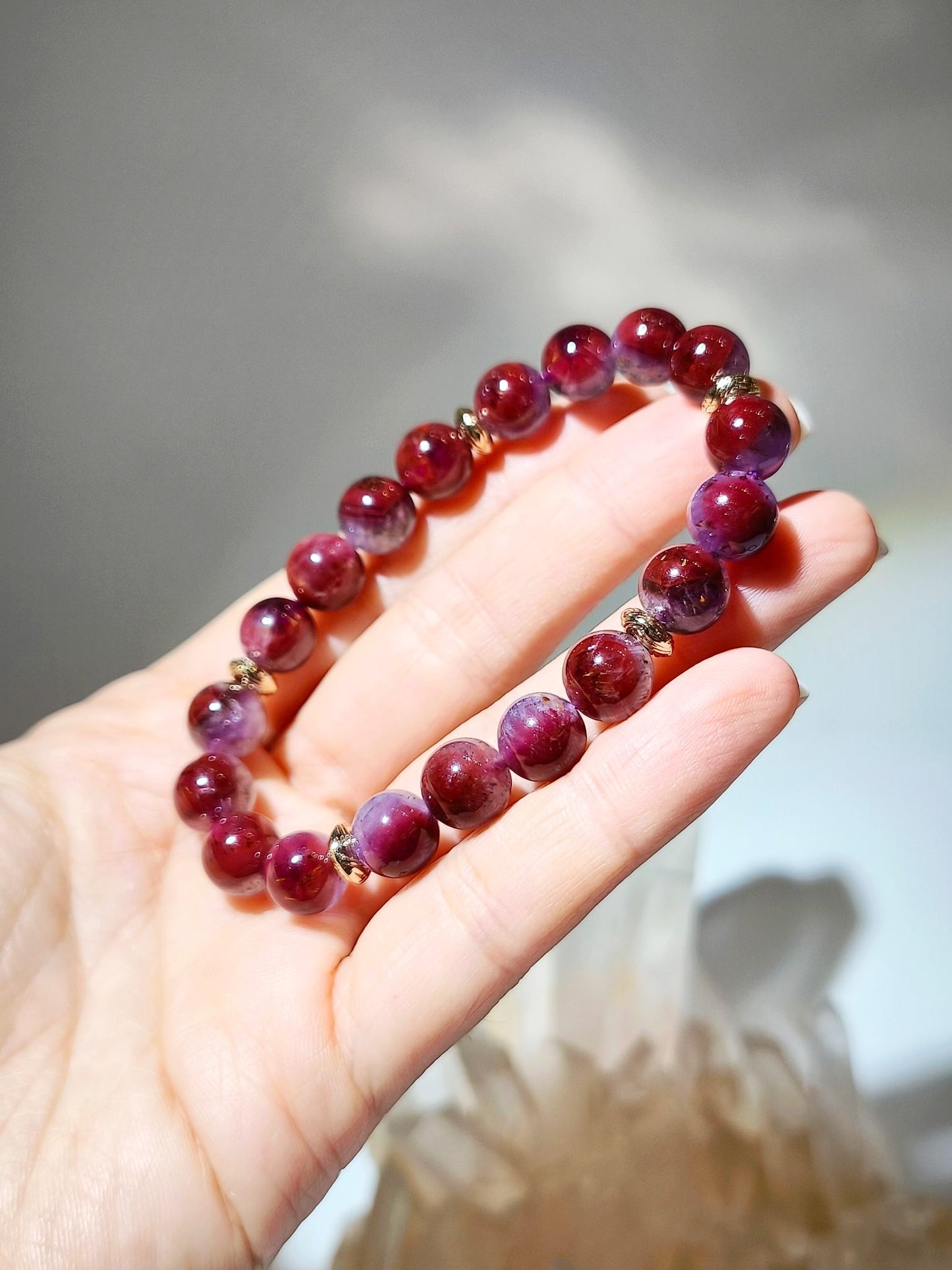 九運水晶 紫離火 極光天眼 荊棘玫瑰 什麼是天眼極光 auralite23 極光23水晶功效 what is auralite23 極光23