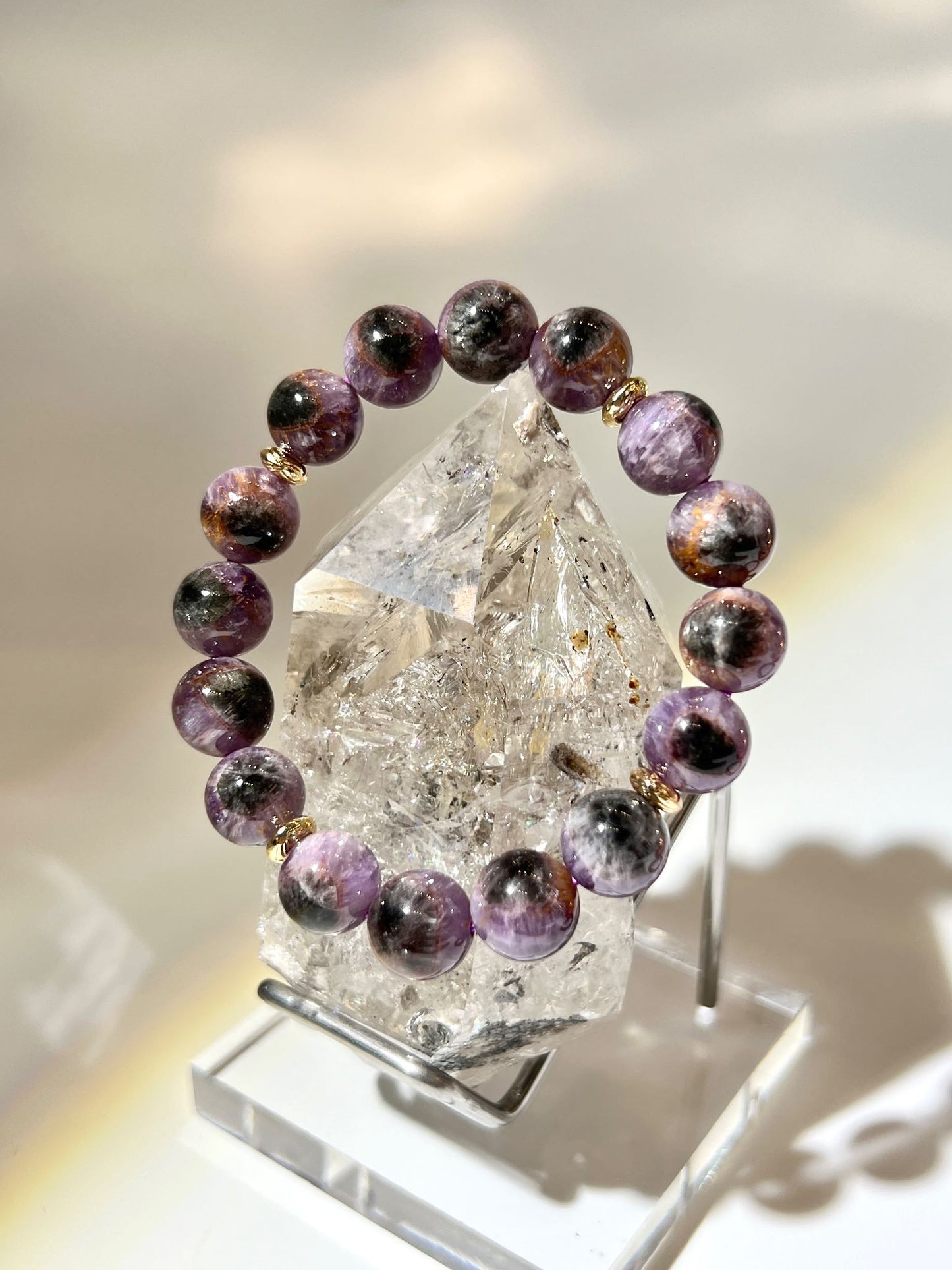 極光天眼 天眼極光 紫極光 達碧茲 極光23 極光水晶 紫鈦晶 紫鈦 極光23手鏈 極光23水晶 大眼極光水晶 水晶手鏈 南無水晶 auralite23 namucrystal 