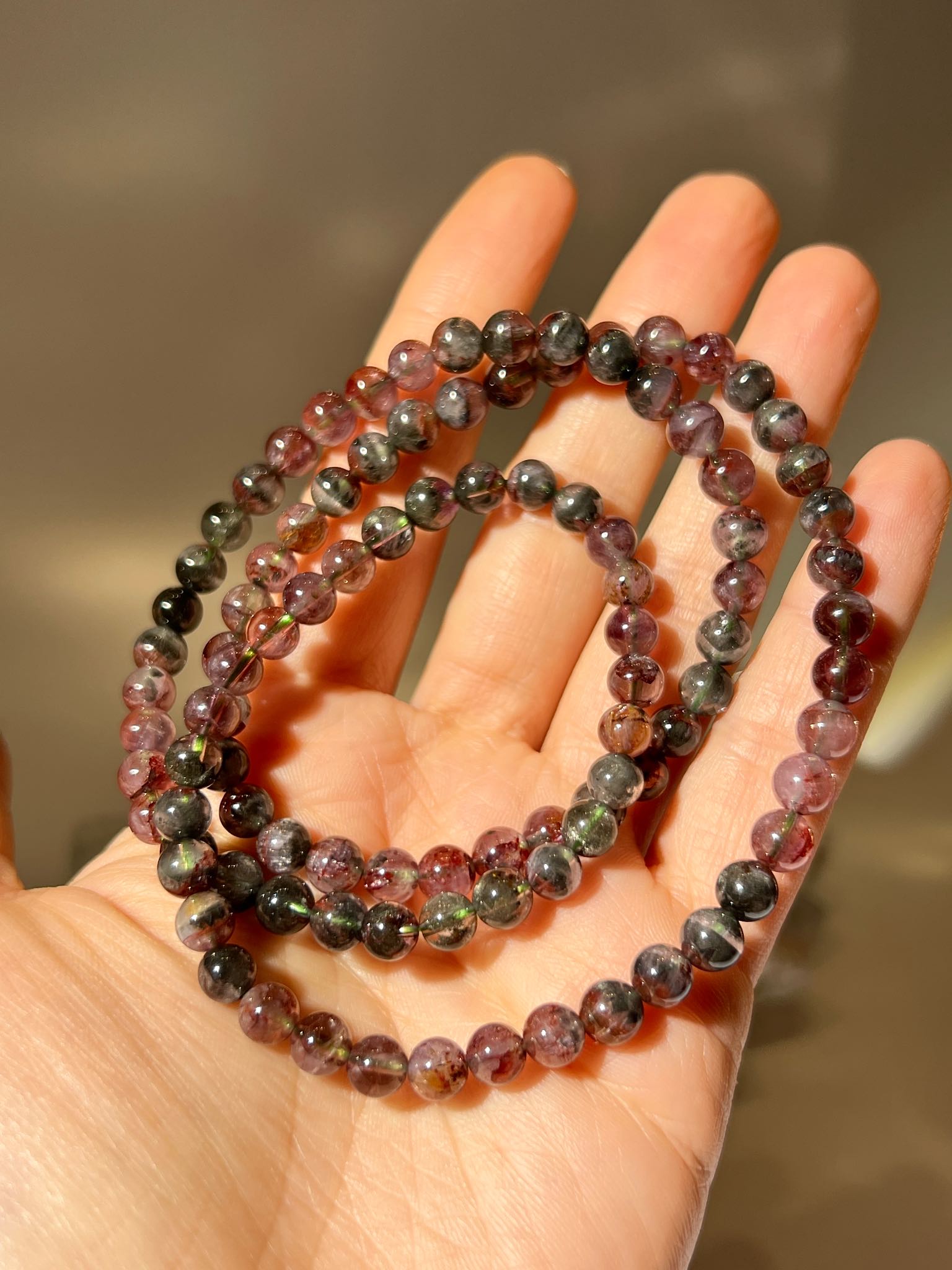 極光 23 三色極光 四色極光  極光 23 手鏈 auralite23 bracelet 極光23三圈