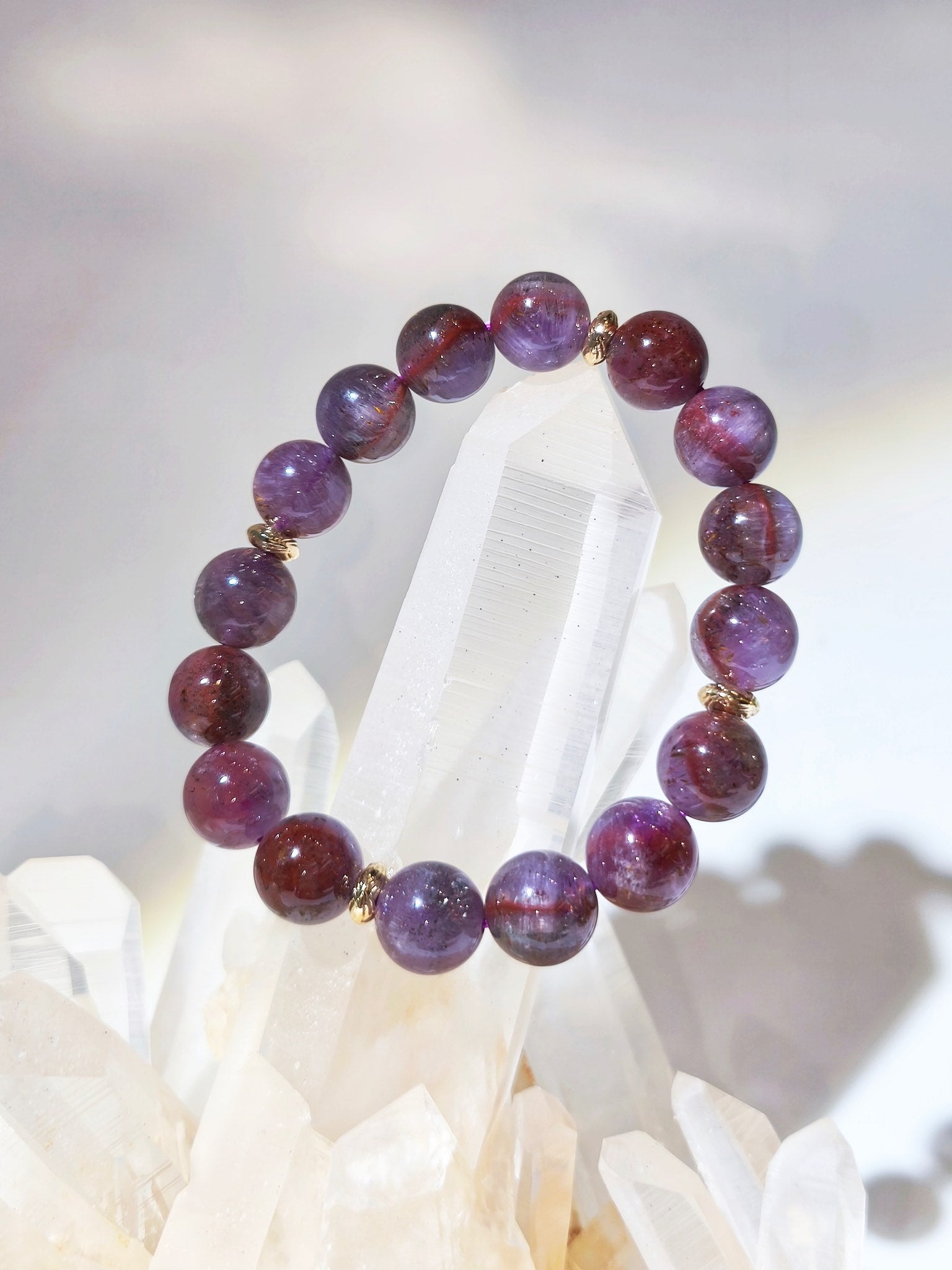 達碧茲 Trapiche crystal 紫鈦晶 極光23 極光水晶 極光天眼 天眼極光 auralite23 香港極光23