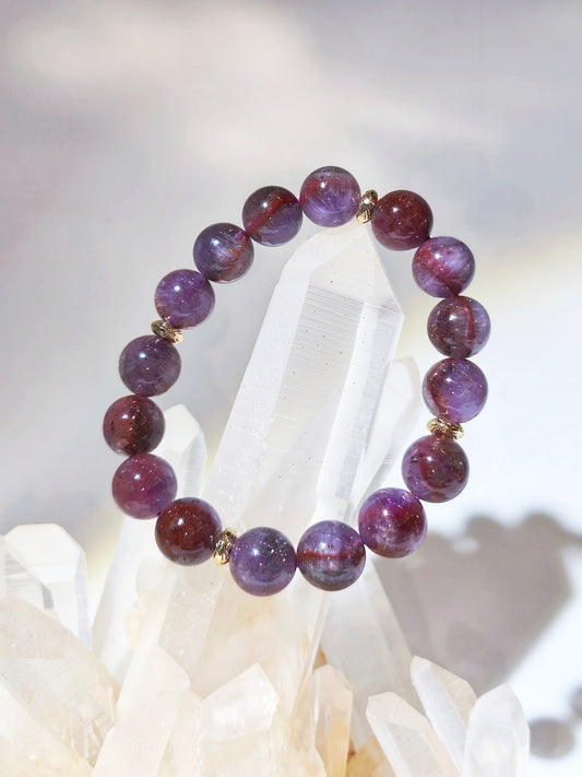 達碧茲 Trapiche crystal 紫鈦晶 極光23 極光水晶 極光天眼 天眼極光 auralite23 香港極光23