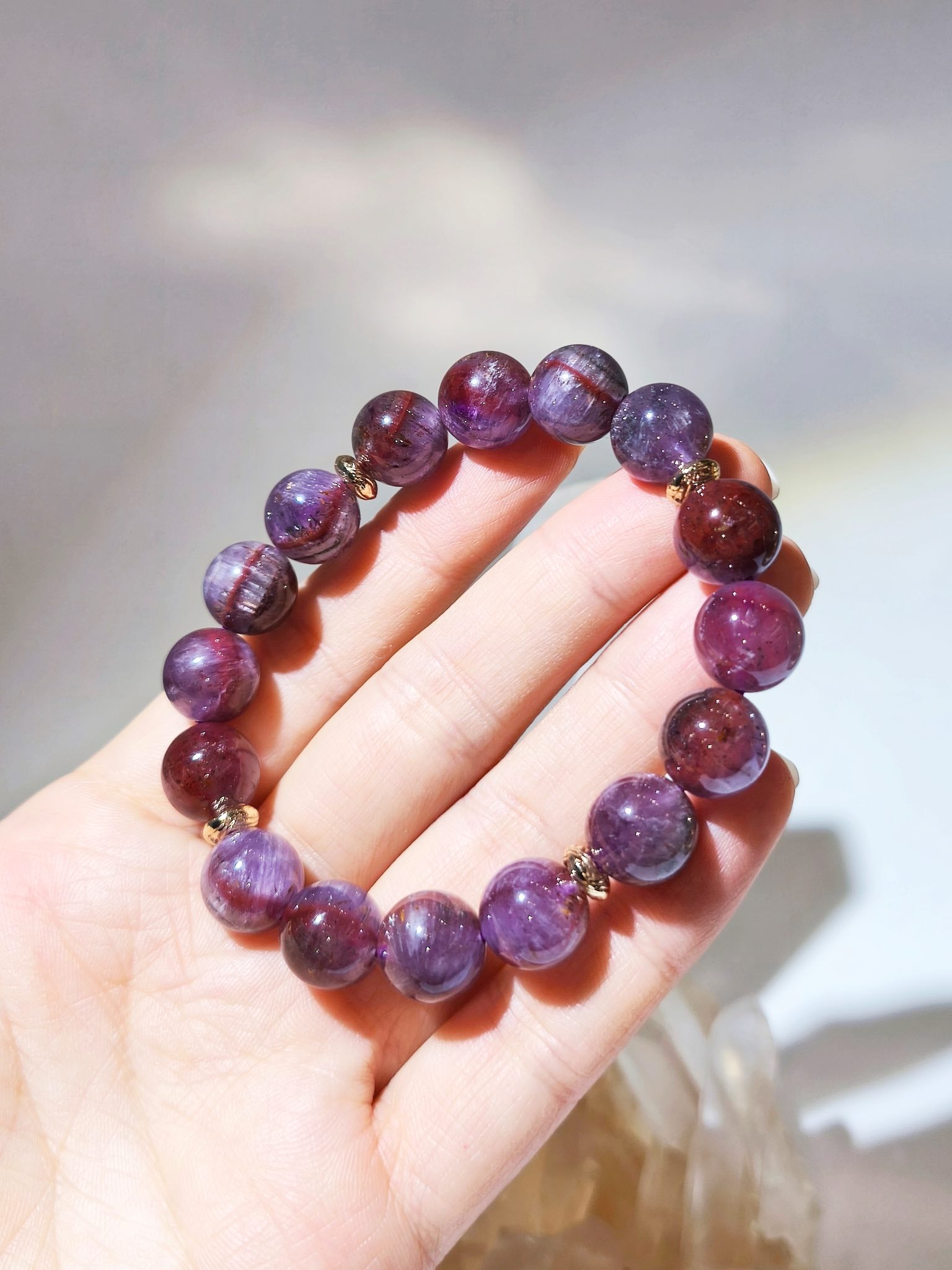 達碧茲 Trapiche crystal 紫鈦晶 極光23 極光水晶 極光天眼 天眼極光 auralite23 香港極光23 極光23功效