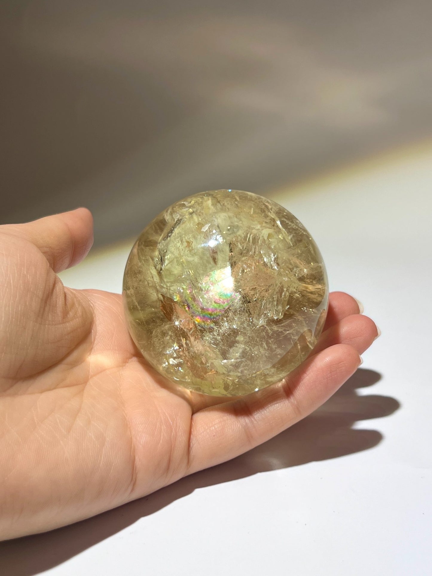 阿賽黃晶球 Citrine Sphere 約270g 圓球形水晶收藏及家居擺設