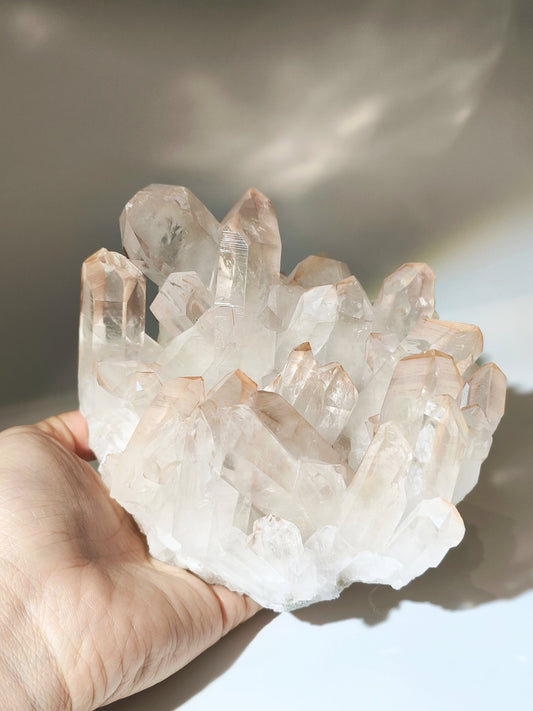 白晶簇 晶簇 天然晶簇 白水晶 水晶簇 cluster clear quartz 淨化水晶 天然水晶