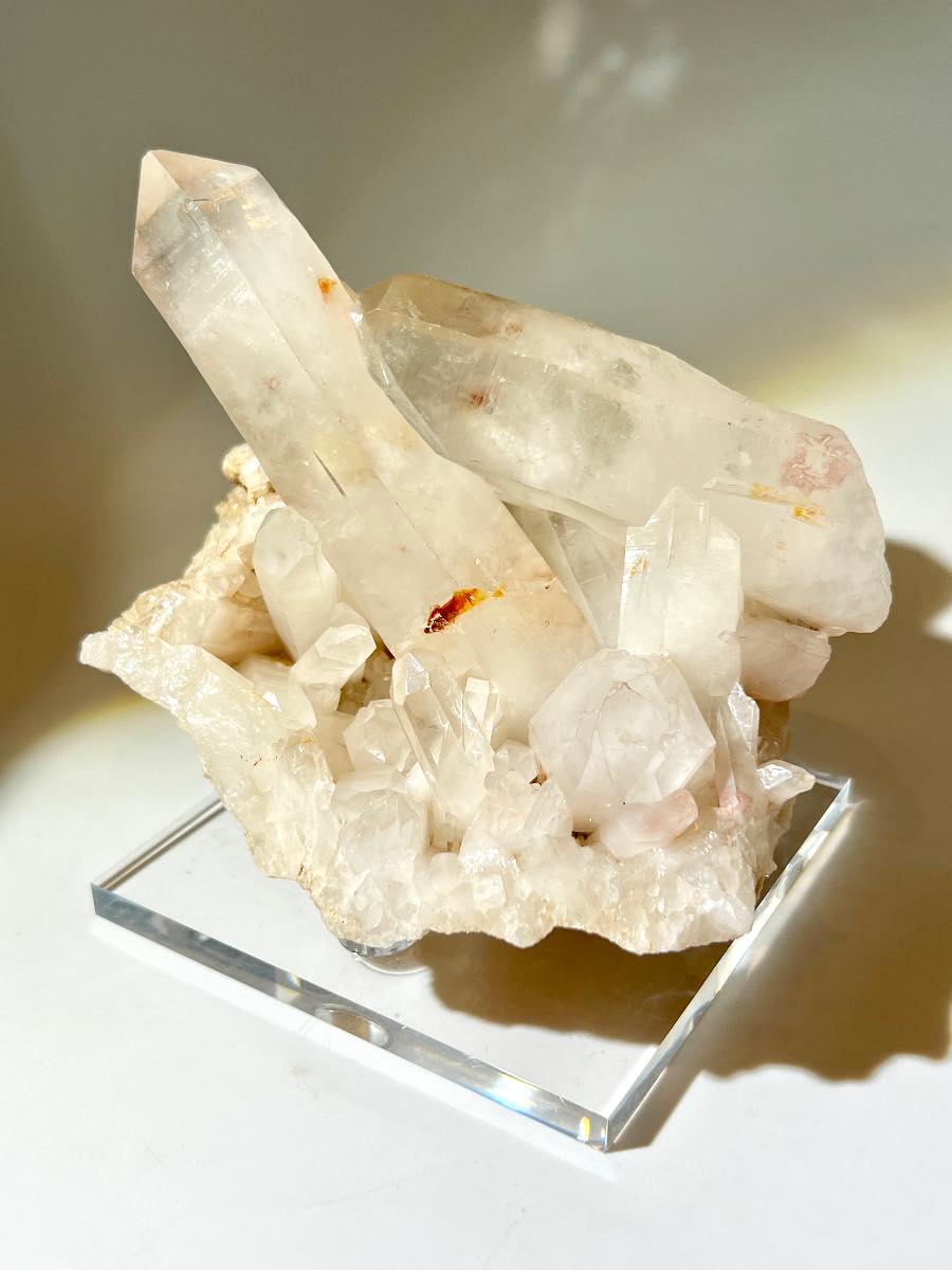白晶簇 水晶原石 白水晶