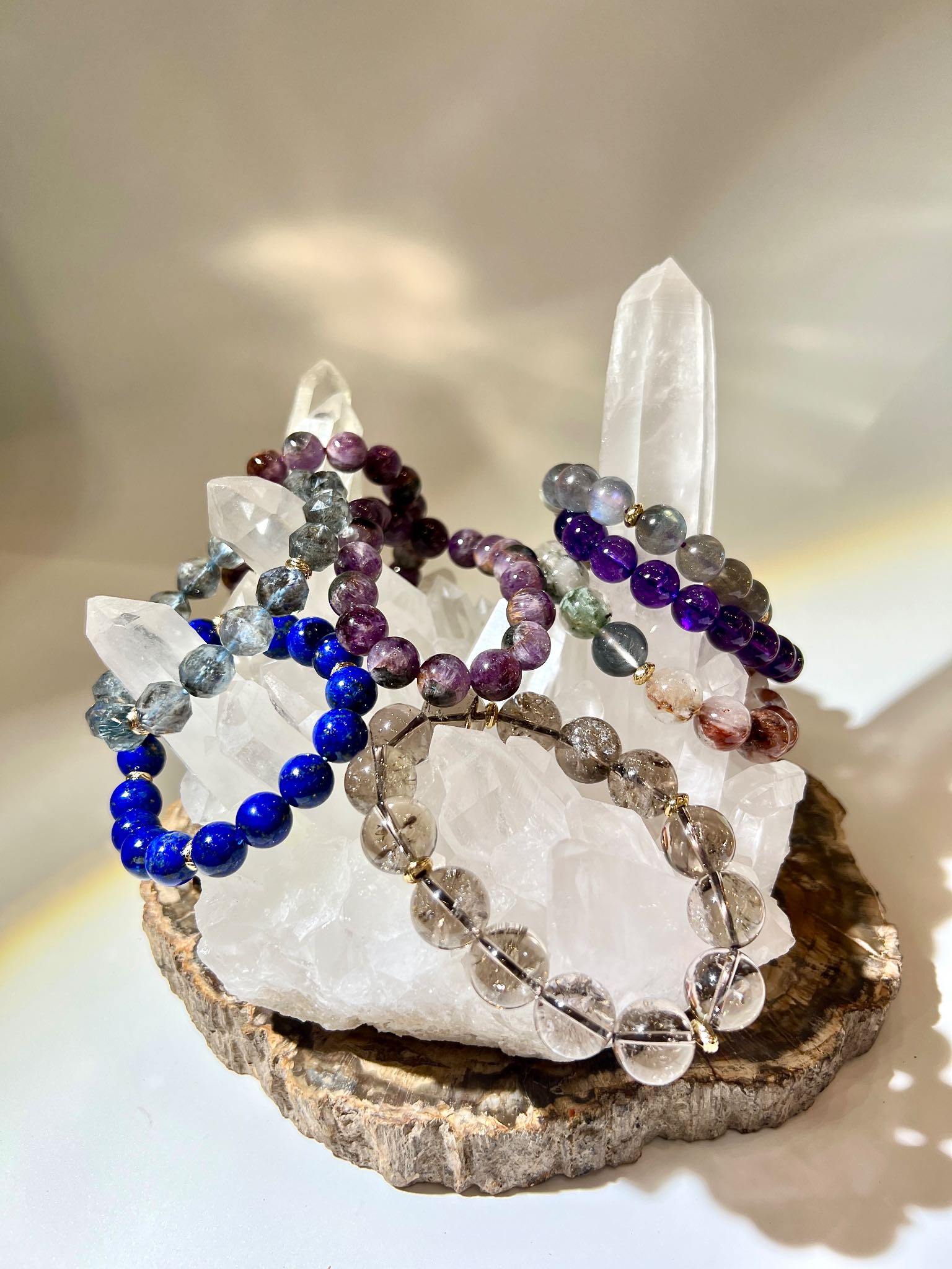 白晶簇 (大款, 大型能量棒, 淨化法器) – 南無水晶 Namucrystal