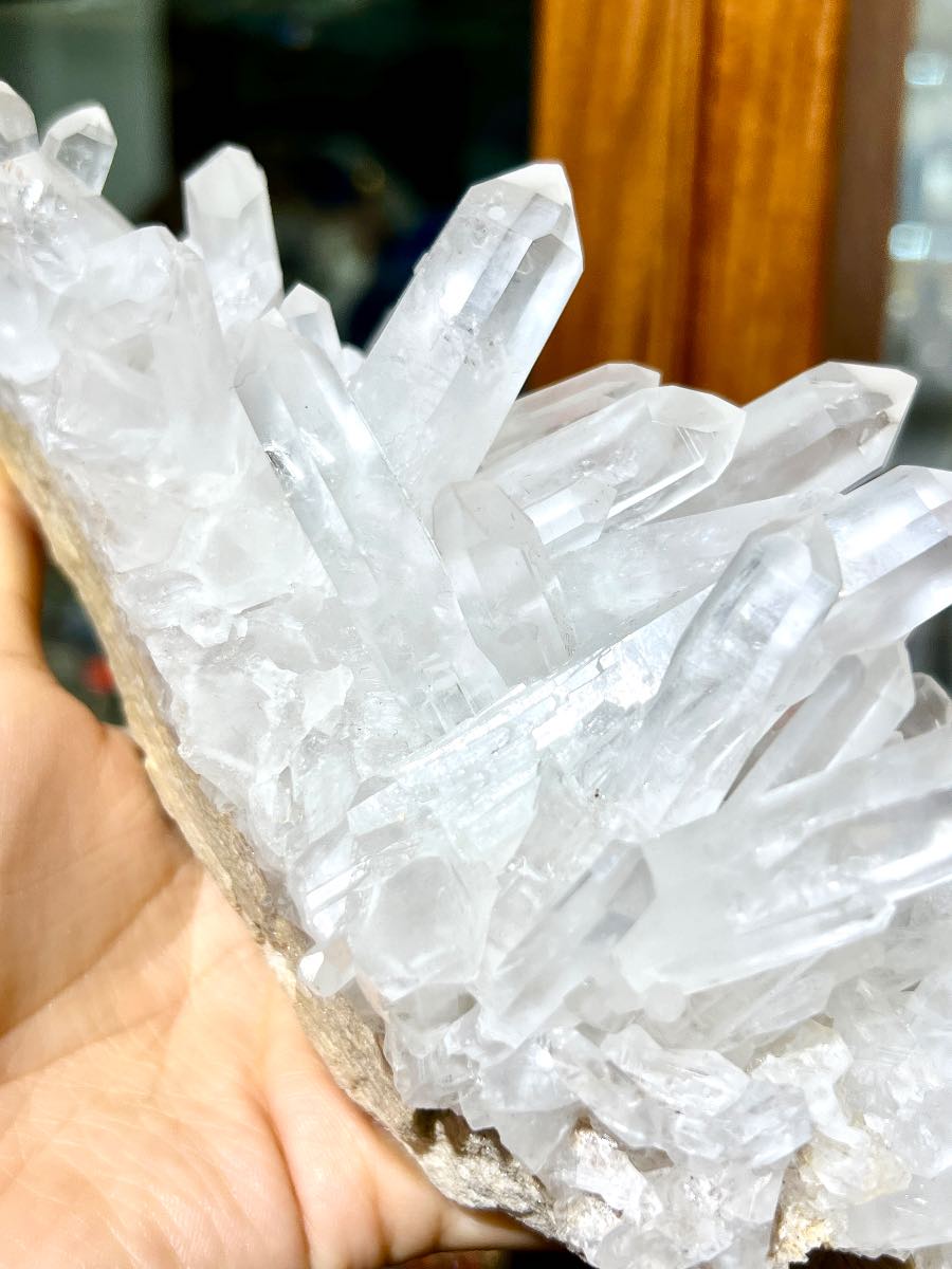 白晶簇 水晶原石 白水晶 淨化水晶
