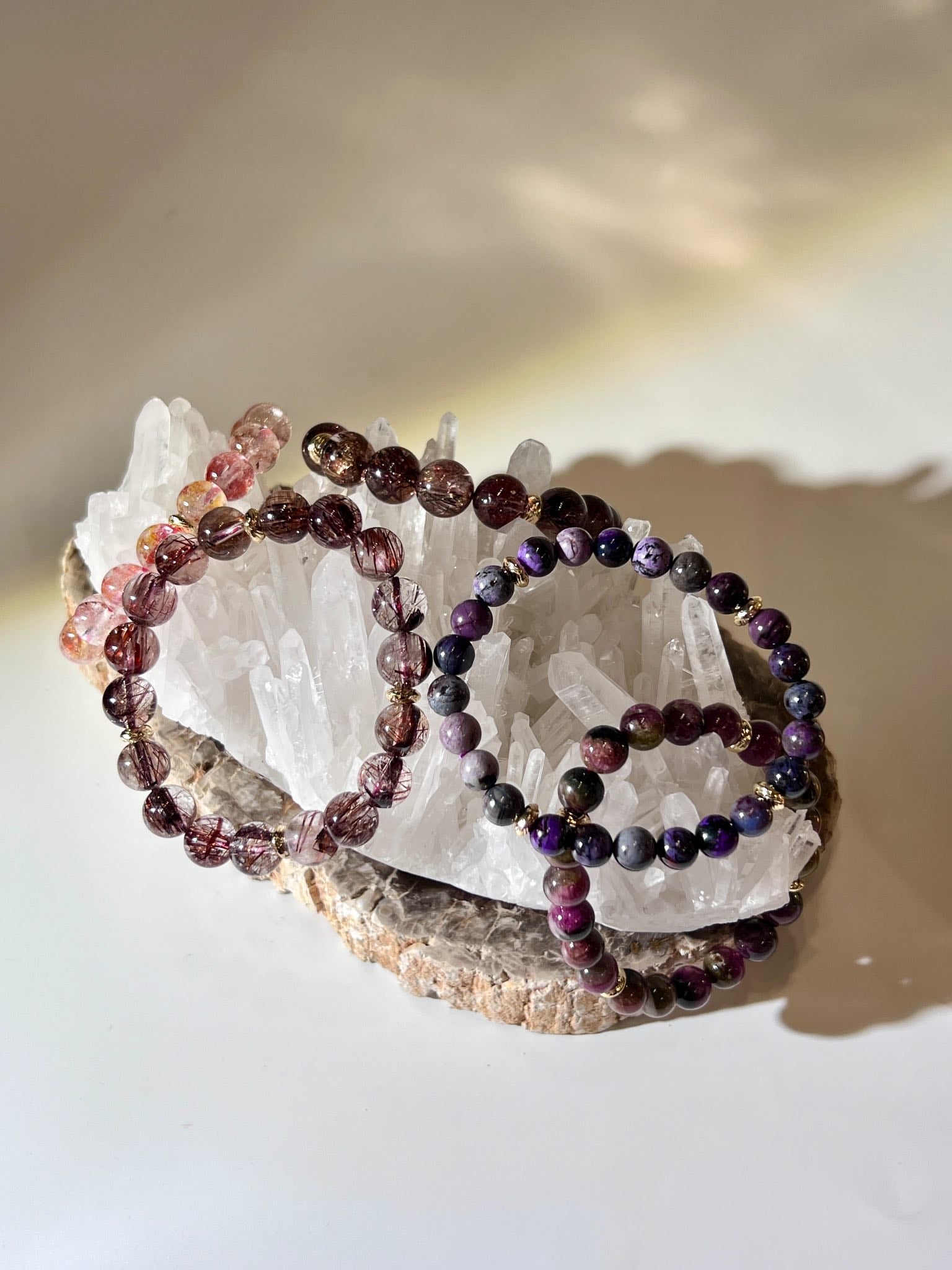 Lemurian Quartz Cluster for Chakra Alignment and Energy Cleansing