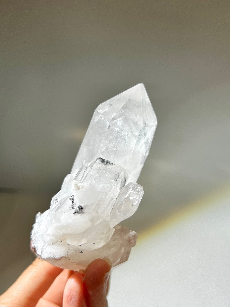 哥倫比亞白晶簇 金字塔水晶 強大能量 白晶簇 哥倫比亞水晶 白幽靈晶簇