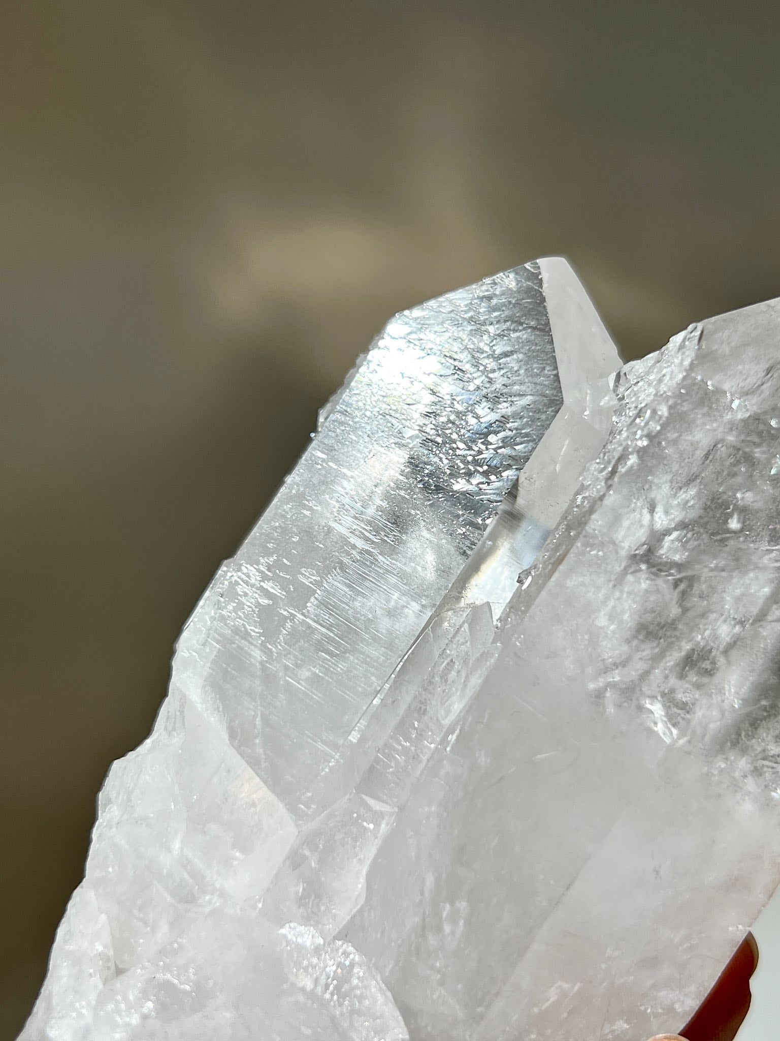 喜馬拉雅白水晶簇 喜馬拉雅水晶 Himalaya quartz clear cluster 白晶簇 水晶簇 晶簇 天然水晶 淨化消磁 水晶原石 白水晶 南無水晶 namucrystal 水晶紋理 晶柱 白晶柱