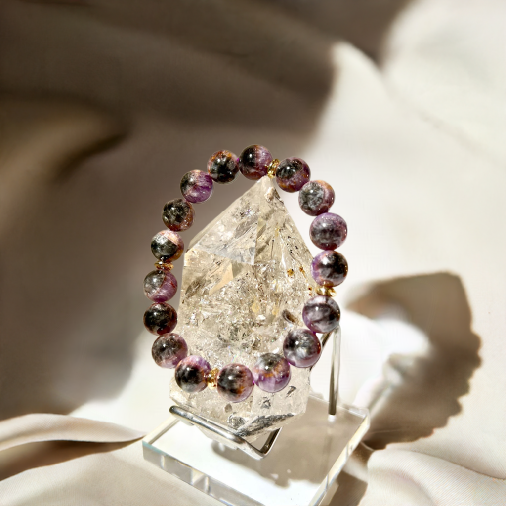 【招貴人】極光天眼/天眼極光10.5MM (達碧茲水晶, 紫鈦, 極光23水晶)