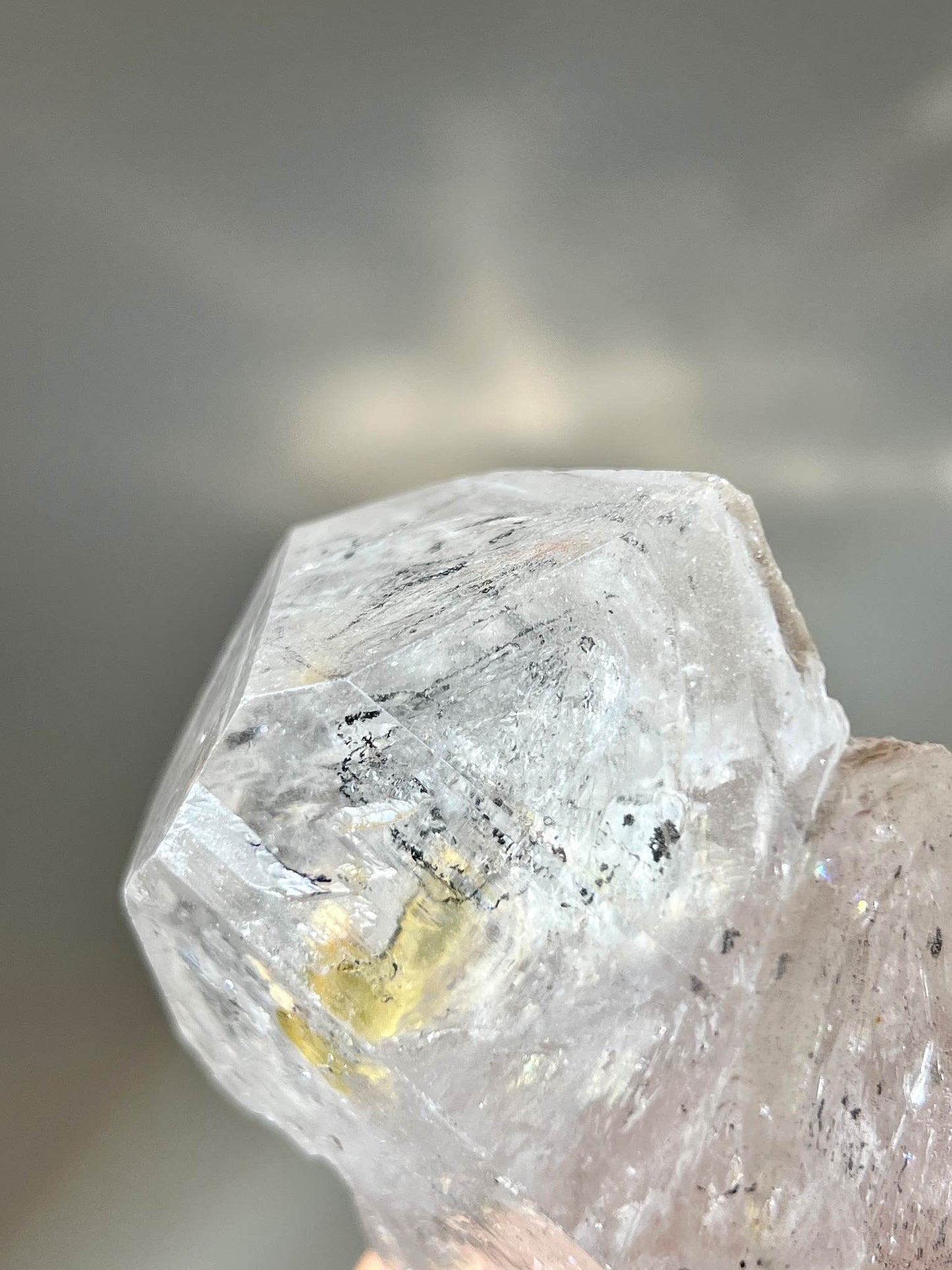 流沙閃靈鑽 水膽閃靈鑽 閃靈鑽有什麼功效 閃靈鑽可以淨化嗎 herkimer diamond 南無水晶