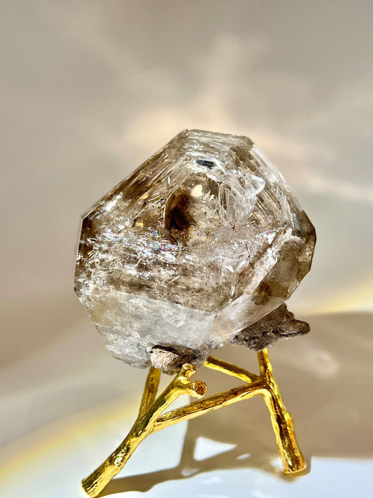 骸骨閃靈鑽 骸骨水晶 skeletal Herkimer diamond 美國閃靈鑽 赫基蒙閃靈鑽 閃靈鑽 香港閃靈鑽 白水晶 白晶 水晶 天然水晶 南無水晶 namucrystal