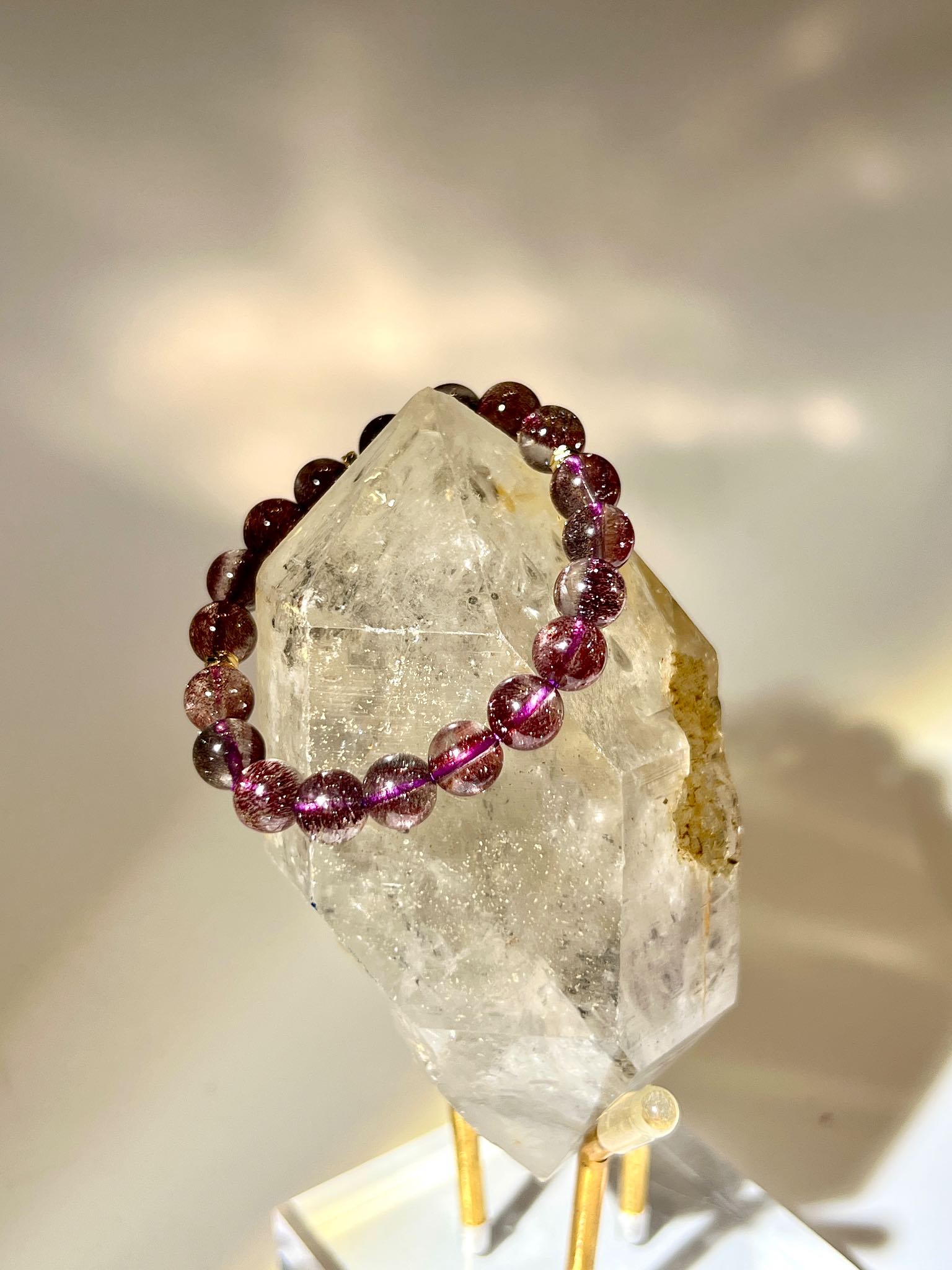 超級七 煙花紅超七 superseven herkimer diamond 閃靈鑽 閃靈鑽水晶 