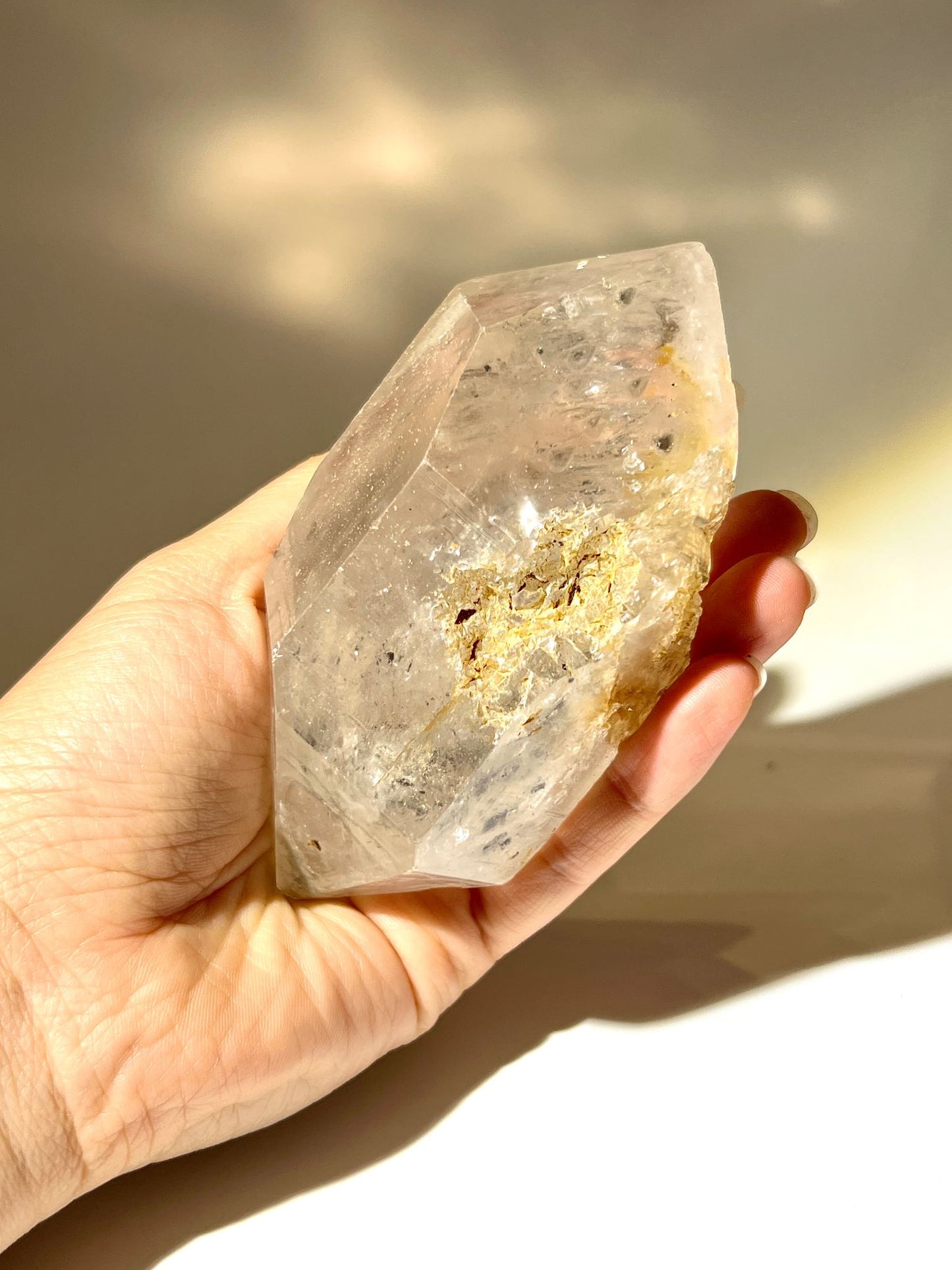 涅槃水晶 閃靈鑽水晶 閃靈鑽原石 閃靈鑽能量 閃靈鑽功效 goldenhealer herkimer diamond