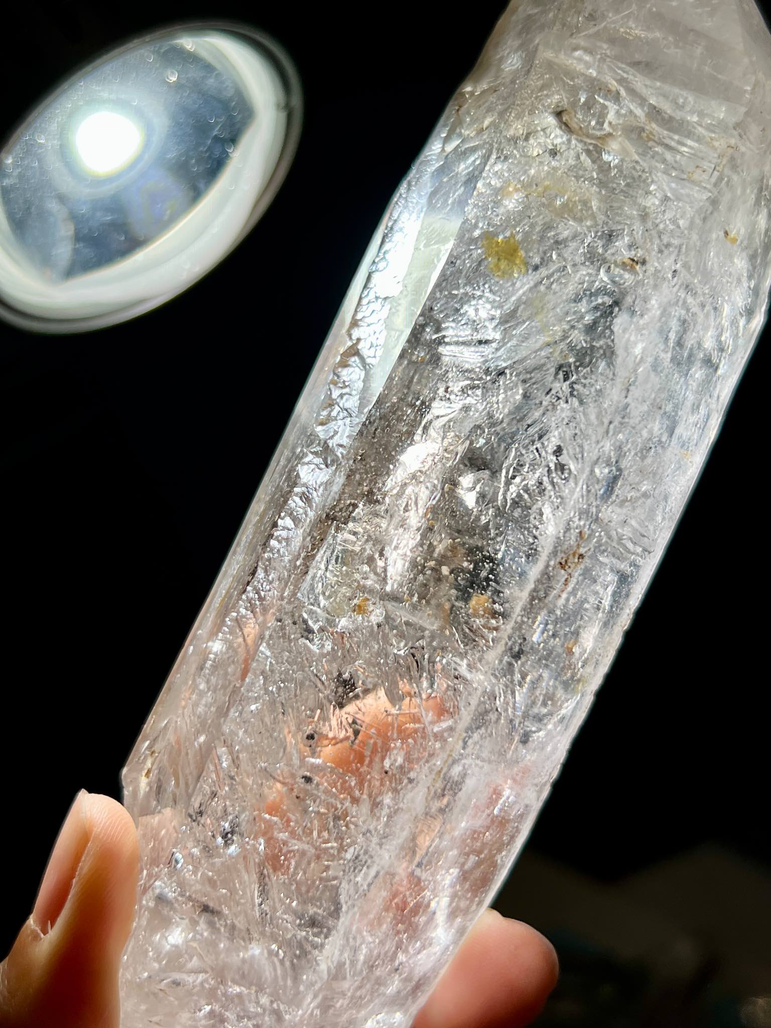水膽水晶 流沙水晶 閃靈鑽 閃靈鑽原石 水晶原石 herkimer diamond 閃靈鑽水晶 namucrystal 