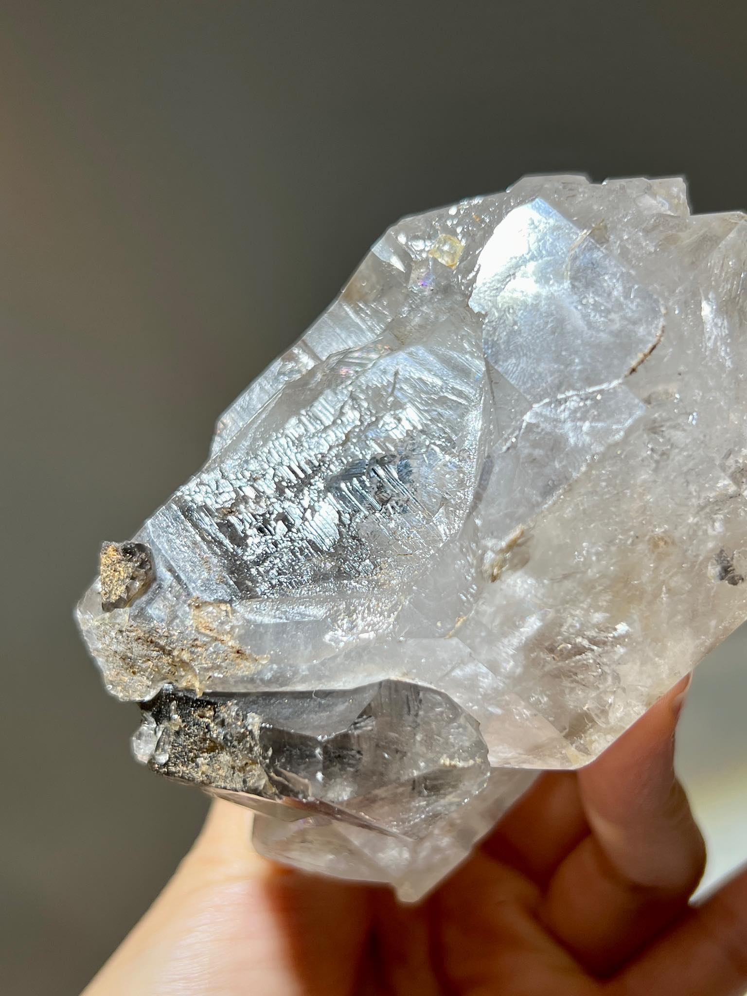 城堡水晶 教堂水晶 堡壘水晶 閃靈鑽 骨幹閃靈鑽 雲貴閃靈鑽 閃靈鑽原石 香港閃靈鑽 herkimer diamond 南無水晶 cathedral quartz