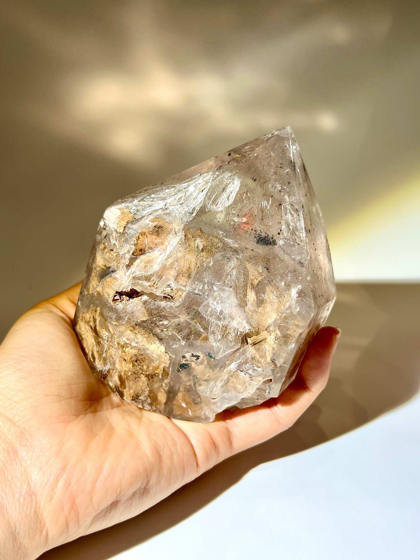 大款閃靈鑽 閃靈鑽有什麼功效 閃靈鑽天然原石 南無水晶