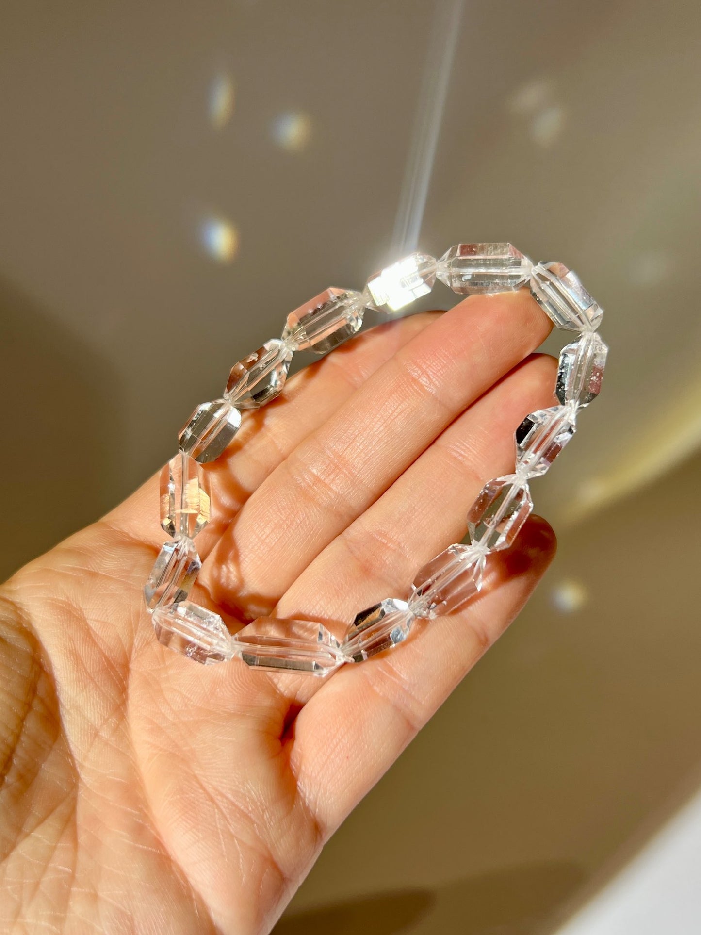 雷姆利亞原石細節特寫｜哥倫比亞 Pb 產區 lemurian quartz bracelet hk