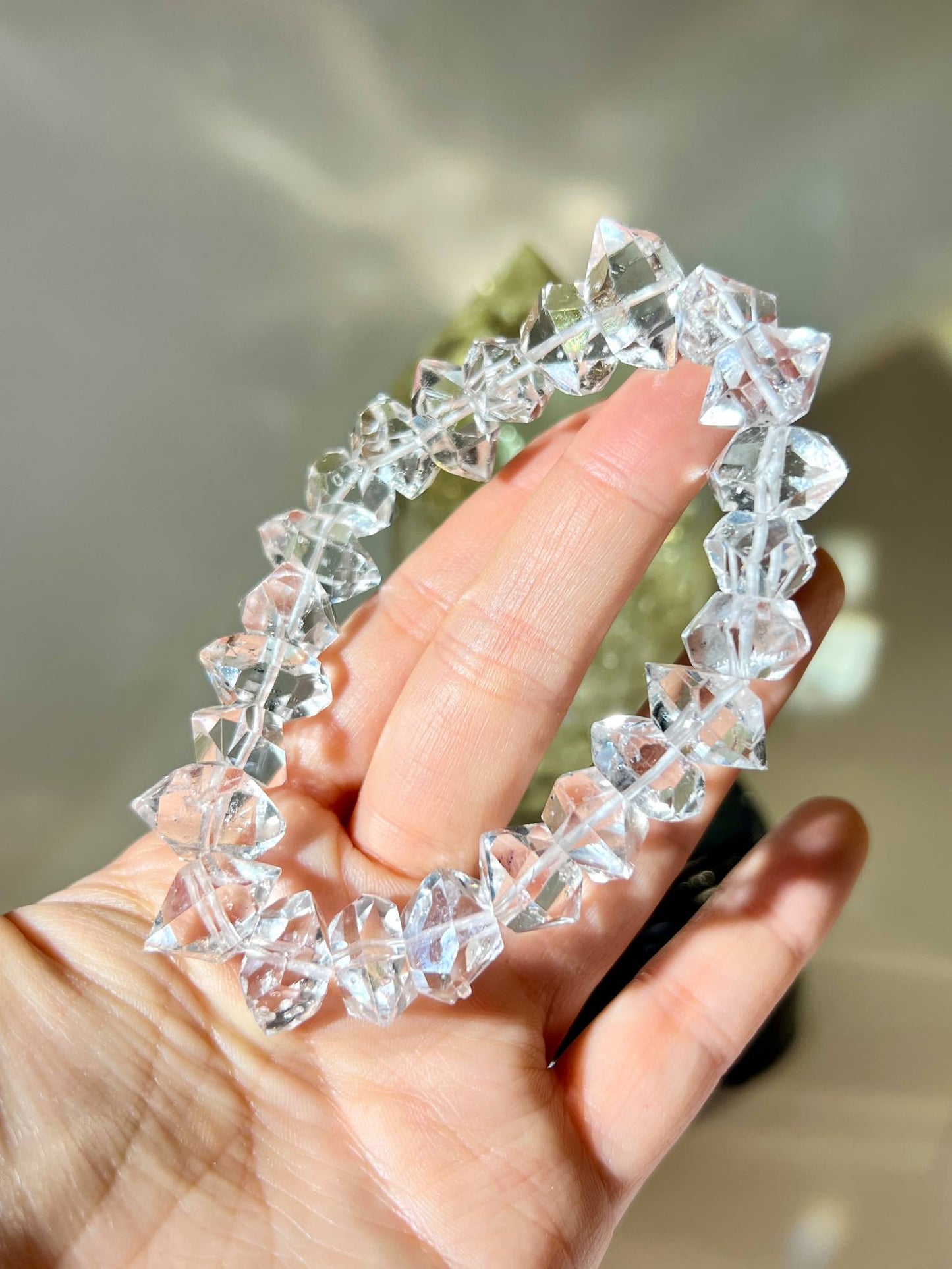 美國閃靈鑽有什麼功效 什麼是閃靈鑽 閃靈鑽有什麼產地 herkimer diamond 閃靈鑽 雙尖水晶