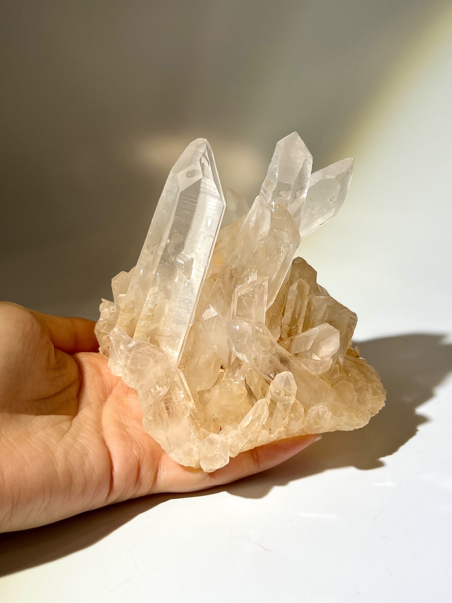 列姆水晶 雷姆水晶 列姆利亞 雷姆利亞 列姆利亞水晶 Lemurian Crystal Cluster 白晶簇 白水晶 水晶簇 雷射激光柱