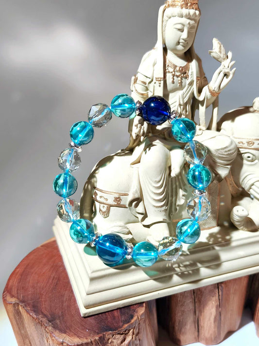 藍水龍珠 水龍珠 紫色水龍珠 水龍珠功效 佛教 加持飾物 水龍珠手鏈 香港水龍珠 招財手鏈 藍色水龍珠 彩色水龍珠 南無水晶 namucrystal