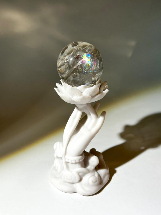 水晶球 白晶球 阿賽石 彩虹水晶球 晶球