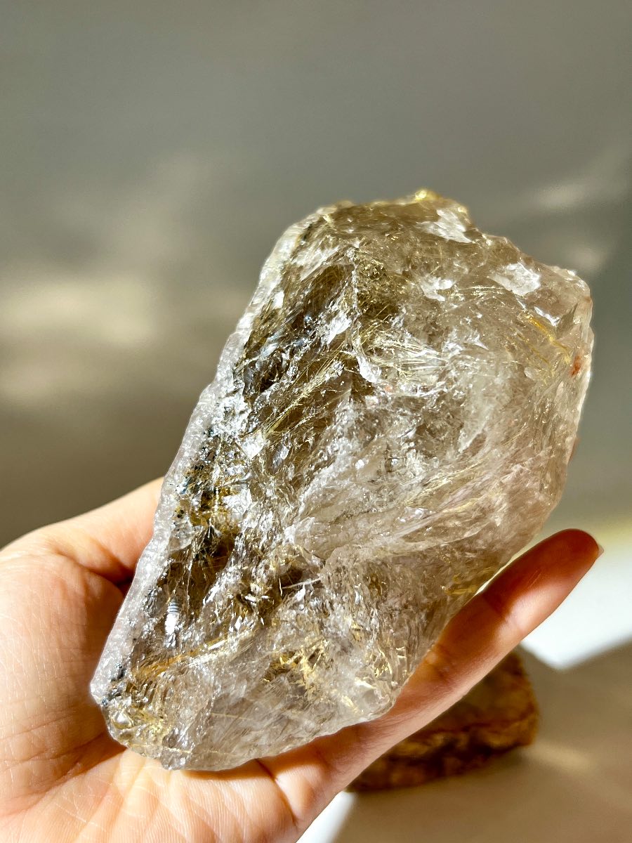 鈦晶 金髮晶 水晶原石