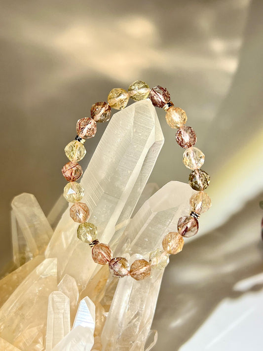 髮晶有什麼功效 什麼是金髮晶 金髮晶 銅髮晶 髮晶手鏈 南無水晶