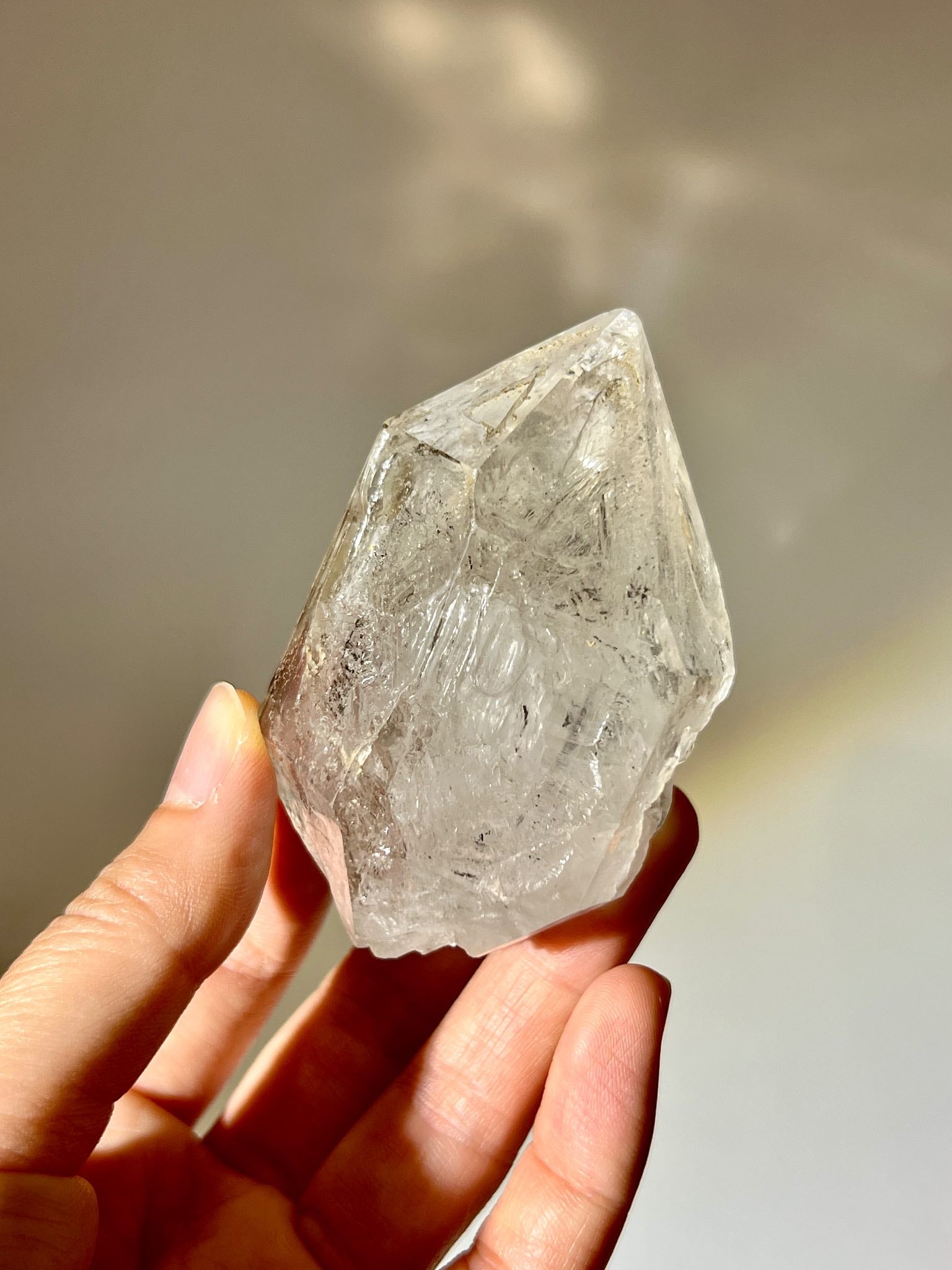 骸骨水晶 水膽水晶 骨幹水晶 skeletal quartz namucrystal 骸骨水晶淨化 