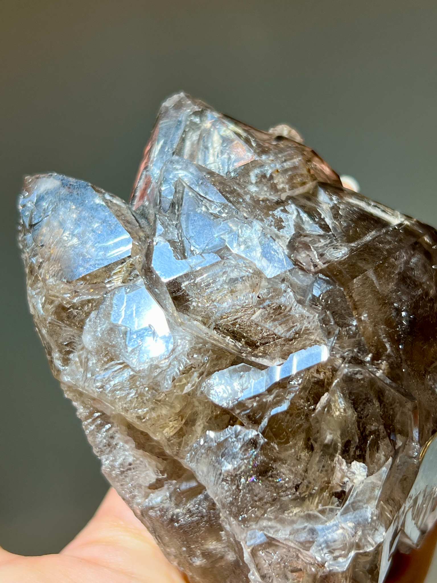 骨幹閃靈鑽 骸骨閃靈鑽 骸骨水晶 skeletal Herkimer diamond 美國閃靈鑽 赫基蒙閃靈鑽 閃靈鑽 香港閃靈鑽 白水晶 白晶 水晶 天然水晶 南無水晶 elestial quartz 資料庫 record keeper
