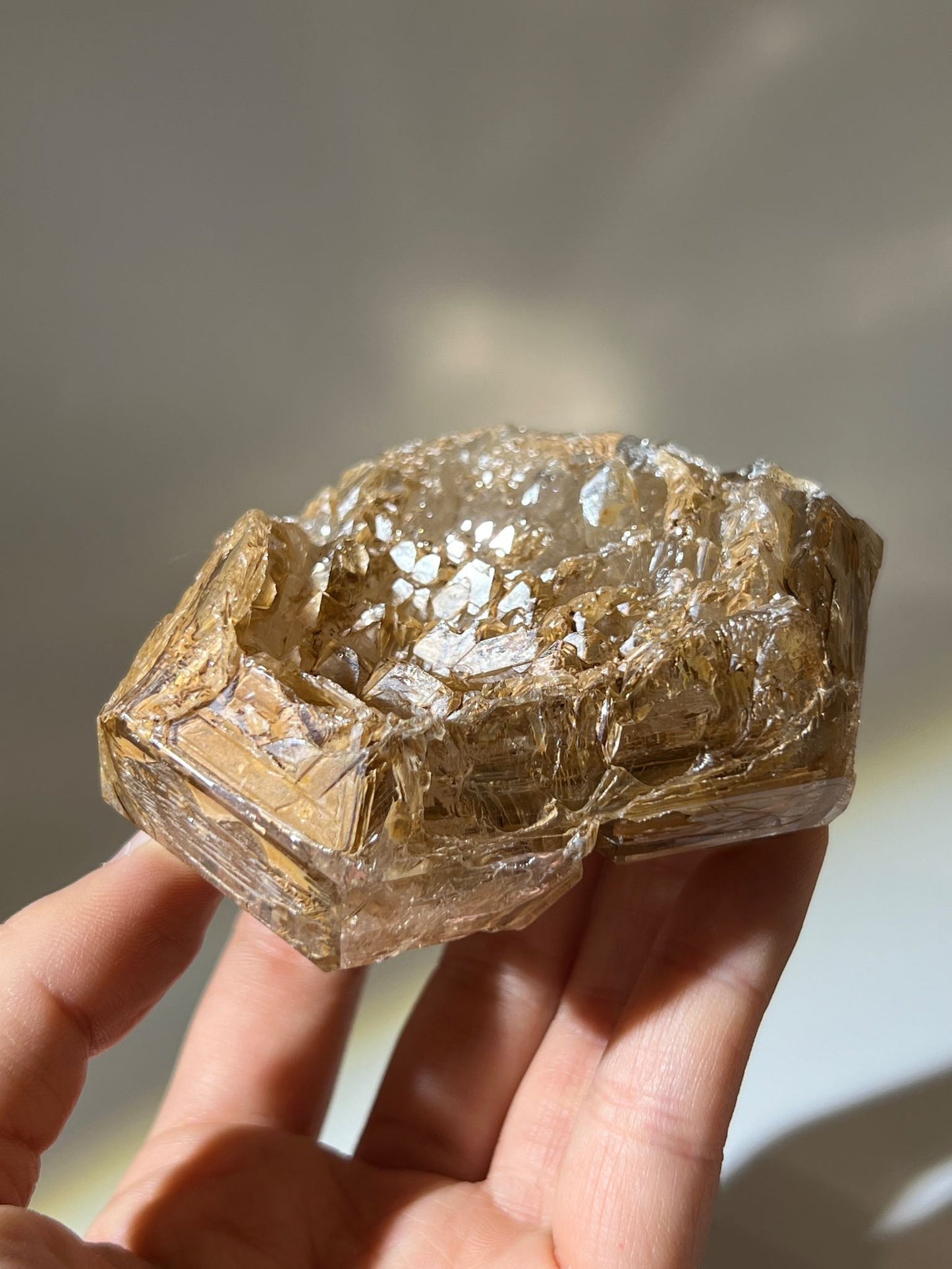 骸骨水晶 骸骨閃靈鑽 skeletal quartz 骸骨骨幹 黃泥水晶 namucrystal 淨化水晶 古老水晶