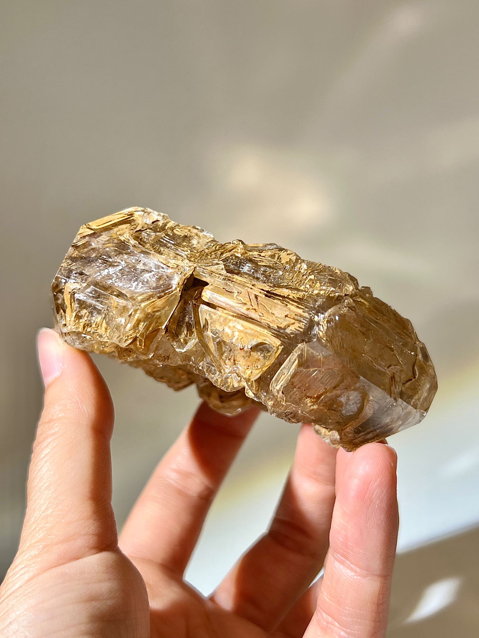 骸骨水晶 骸骨閃靈鑽 skeletal quartz 骸骨骨幹 黃泥水晶 namucrystal 淨化水晶 