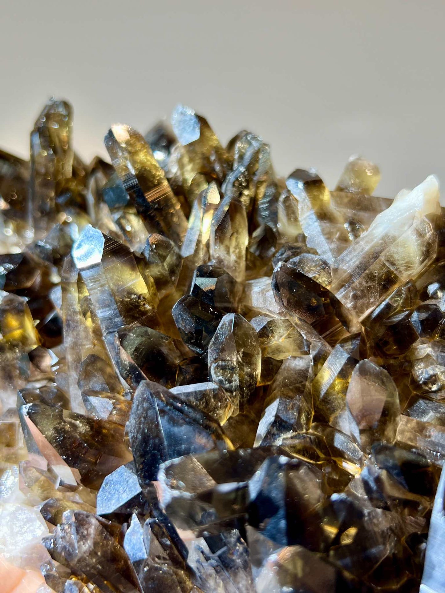 茶晶 茶晶簇 黑晶簇 smoky quartz 晶簇 白晶簇 水晶簇 淨化水晶 香港水晶 水晶原石 淨化消磁