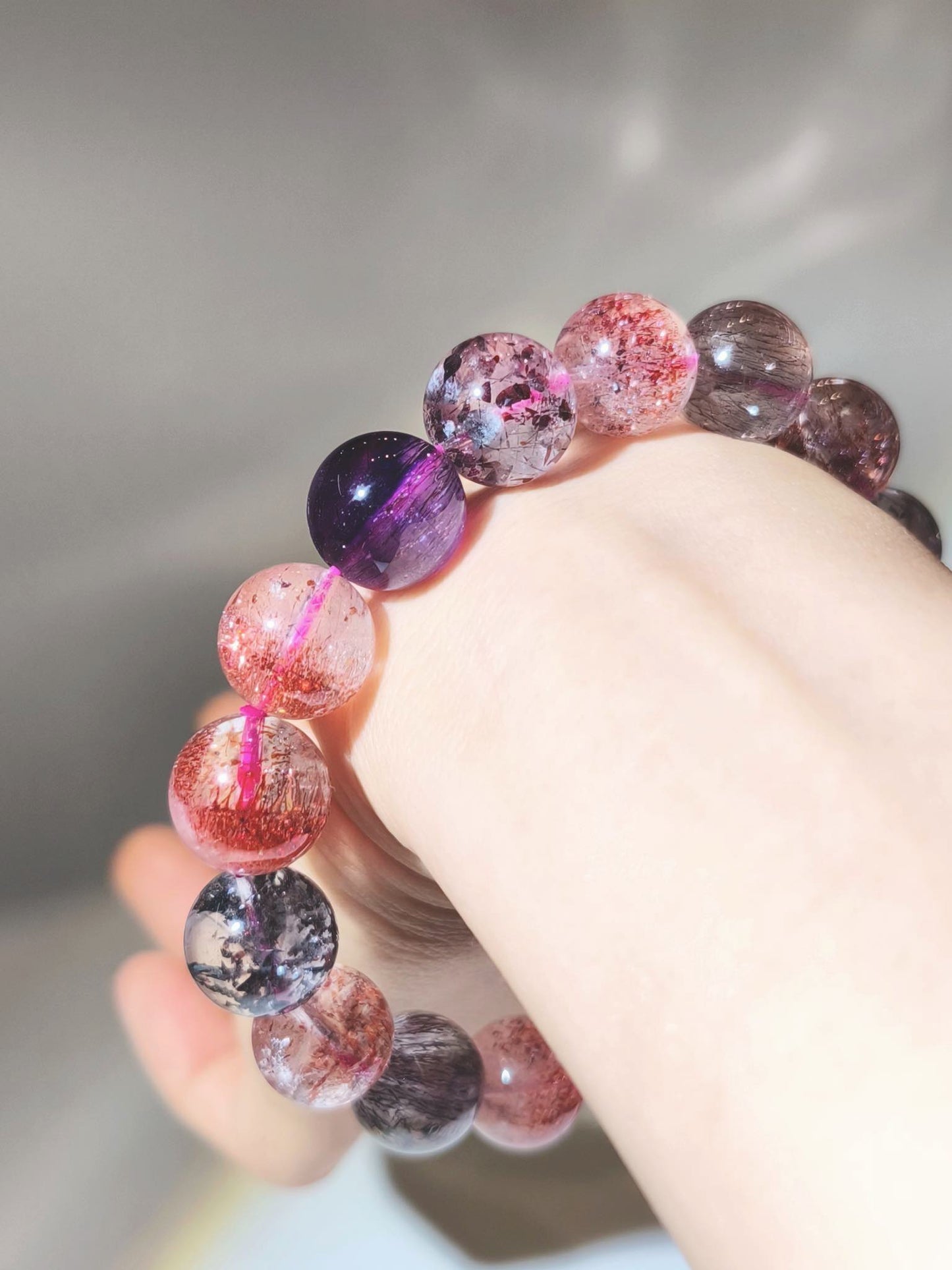 超級七 超七 紅超七 金草莓 毒液超七 超七手鏈 超級七手鏈 香港超七 superseven 超級七水晶