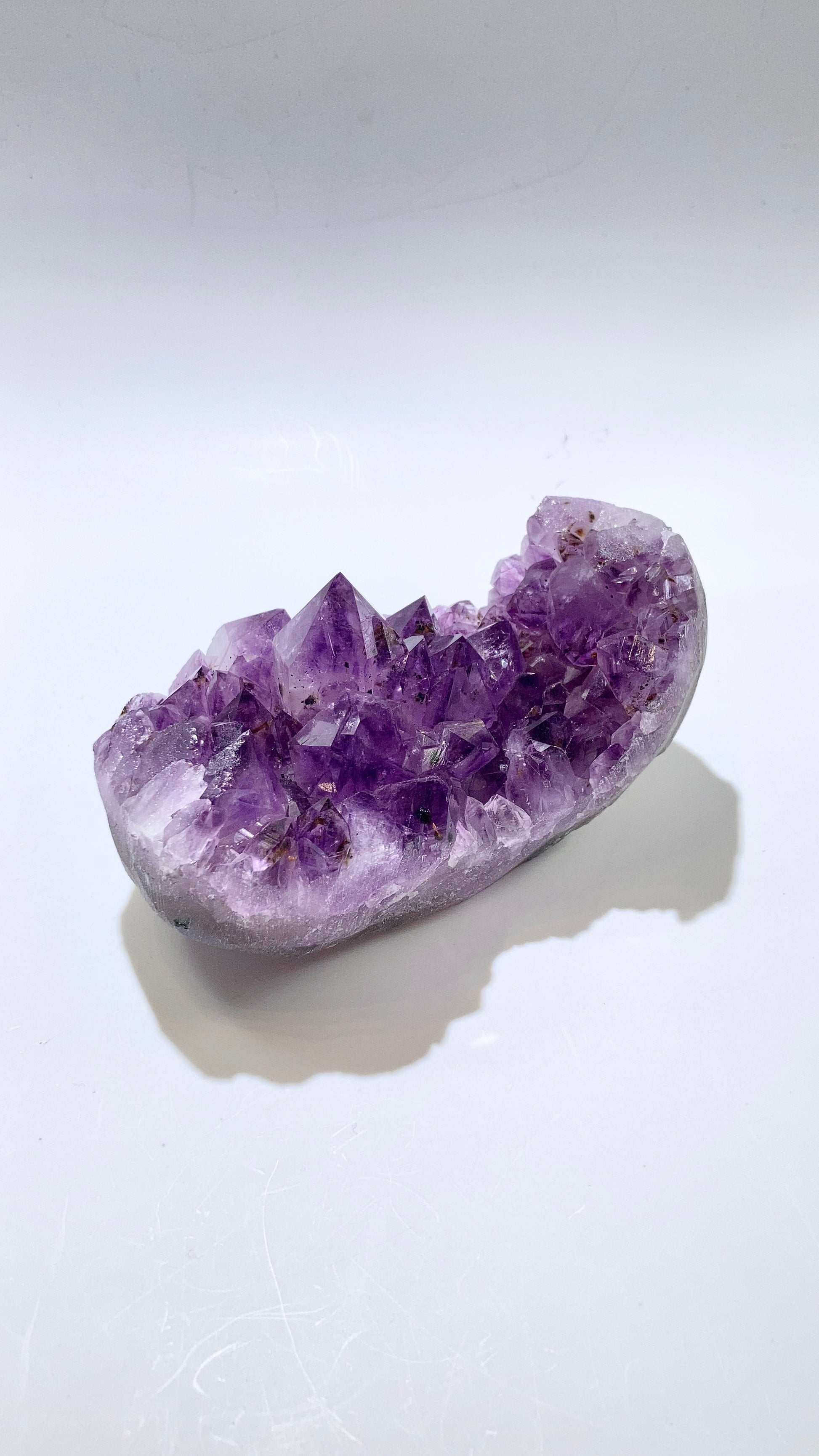 紫鈦大牙晶簇 (船型)7.5cm