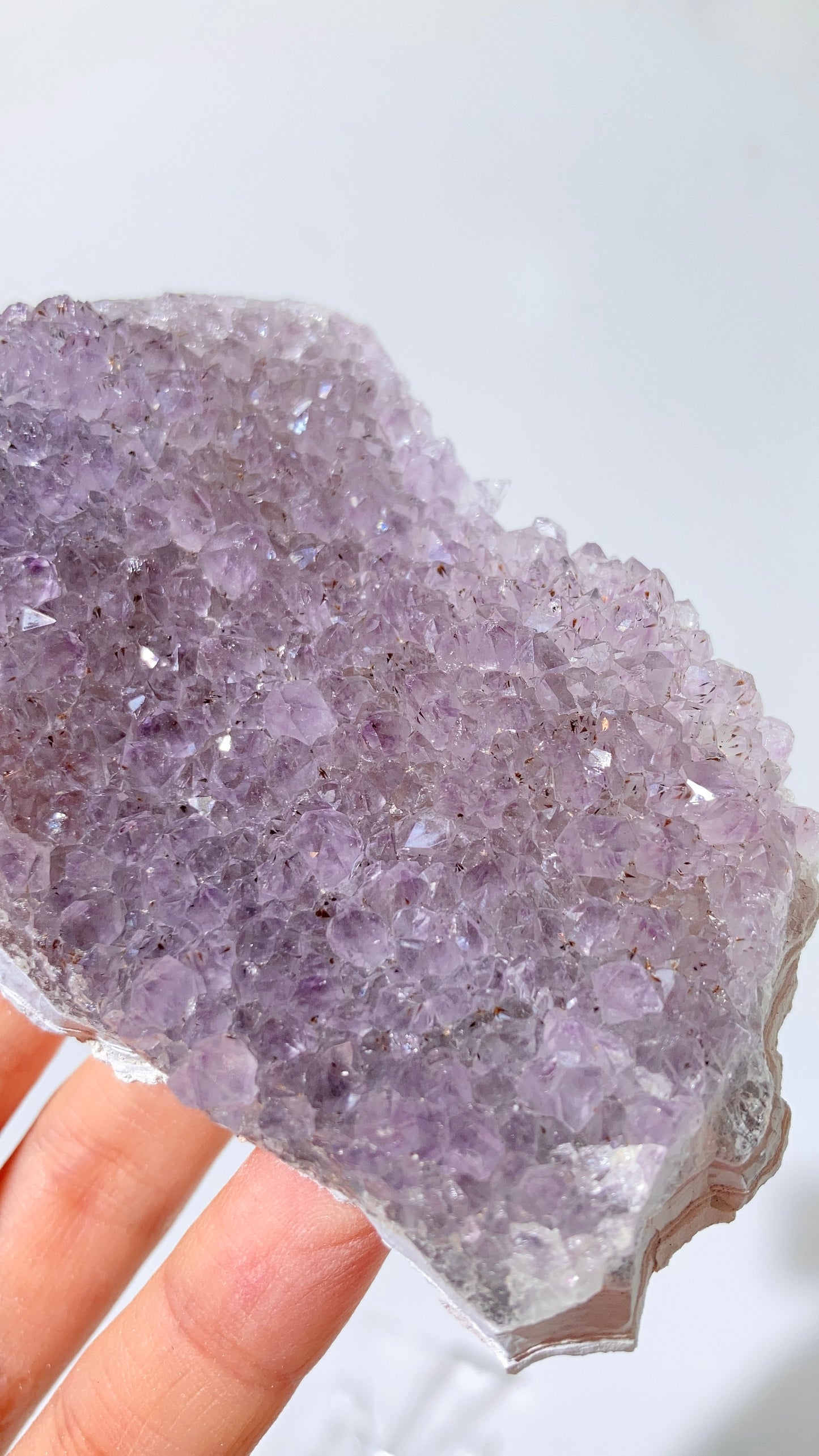 異象紫水晶 (有鈦金)