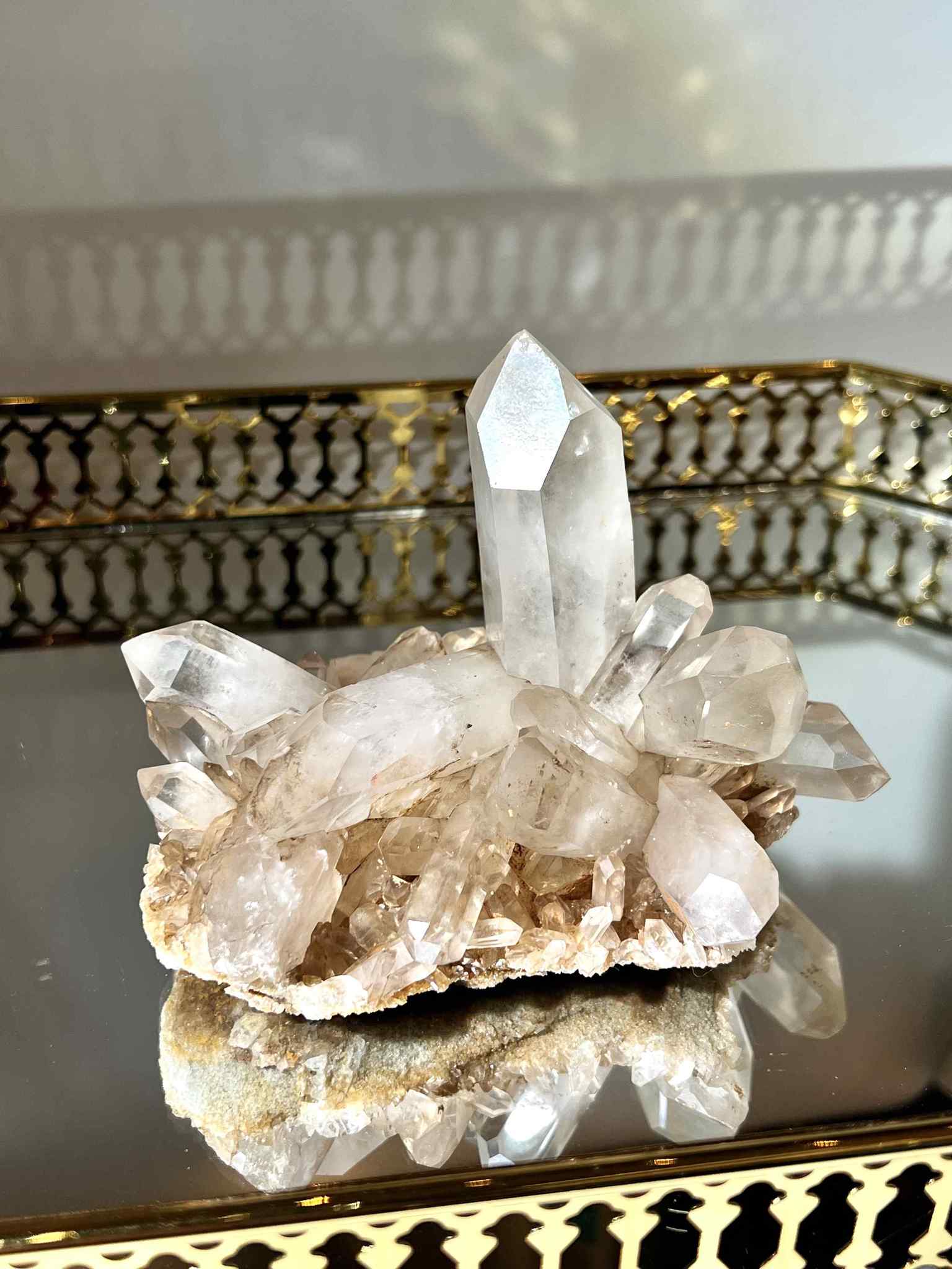 白水晶簇588克