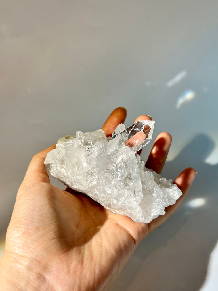 清透白晶簇