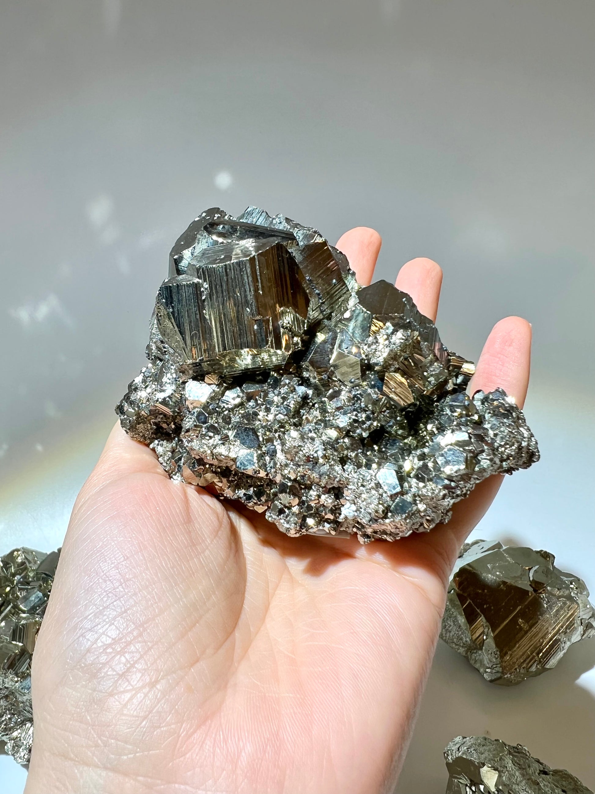 收藏秘魯黃鐵礦原石 (船型高質 - 大牙淨潔)