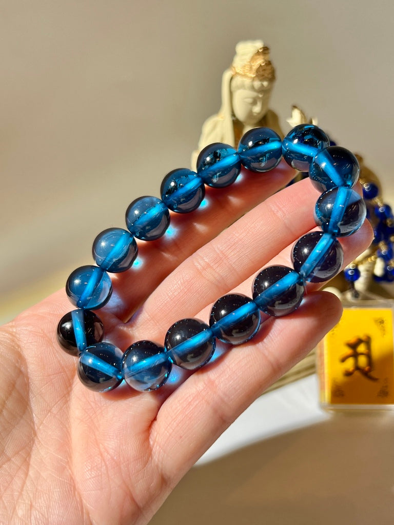 寶石藍色水龍珠 (12mm)