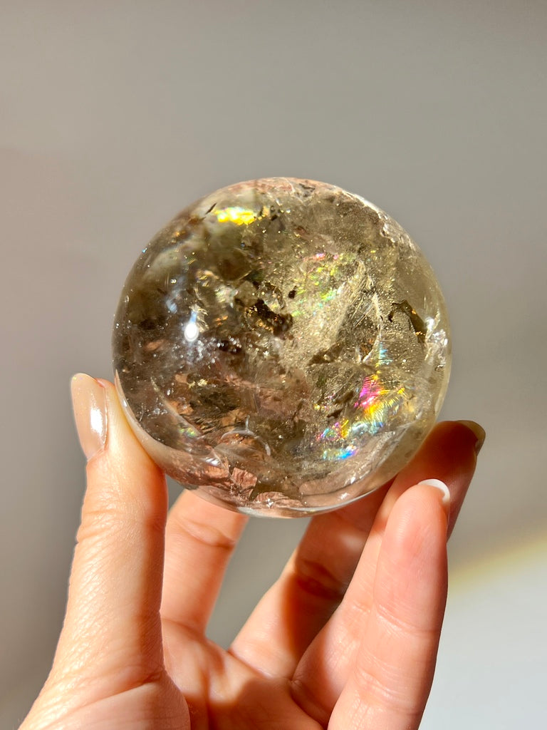 茶晶球 黃晶球 白晶球 水晶球功效 人緣 風水